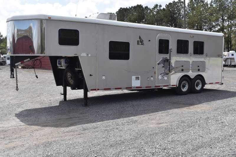 2007 American Spirit 8308LQ 3 Horse Trailer with 8' Short Wall - Image 7