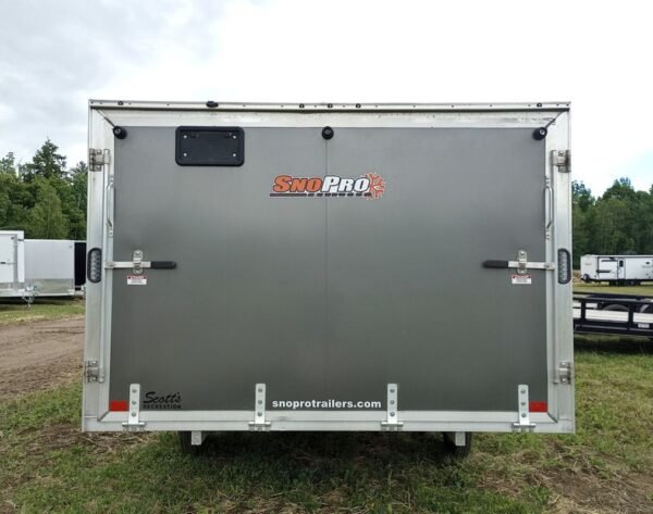 2022 Sno Pro Trailers 101x12 Aluminum Hybrid 2.0 w/Tapered Ramp, Mats & Guides - Image 7