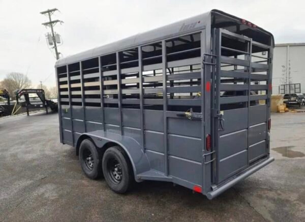 2023 BCI Stock Trailer 6'X16' Eco Series Bumper Pull - Image 6
