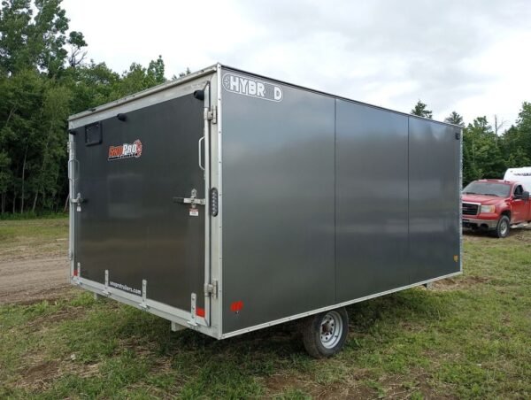 2022 Sno Pro Trailers 101x12 Aluminum Hybrid 2.0 w/Tapered Ramp, Mats & Guides - Image 8
