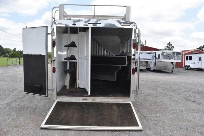 2015 Bison Ranger 3LQ Horse Trailer with 10' Short Wall - Image 22