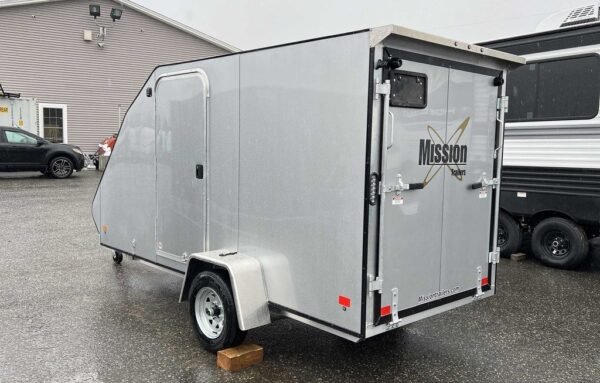 2024 Mission Trailers 60x12 Aluminum Single Place Crossover w/Galvanized Package, Rear Canopy - Image 9
