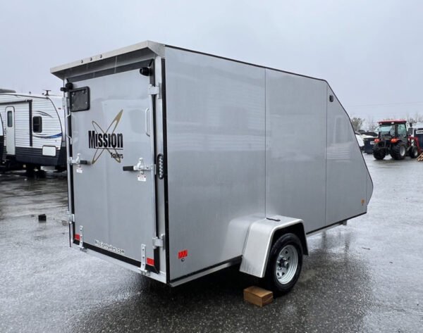 2024 Mission Trailers 60x12 Aluminum Single Place Crossover w/Galvanized Package, Rear Canopy - Image 7