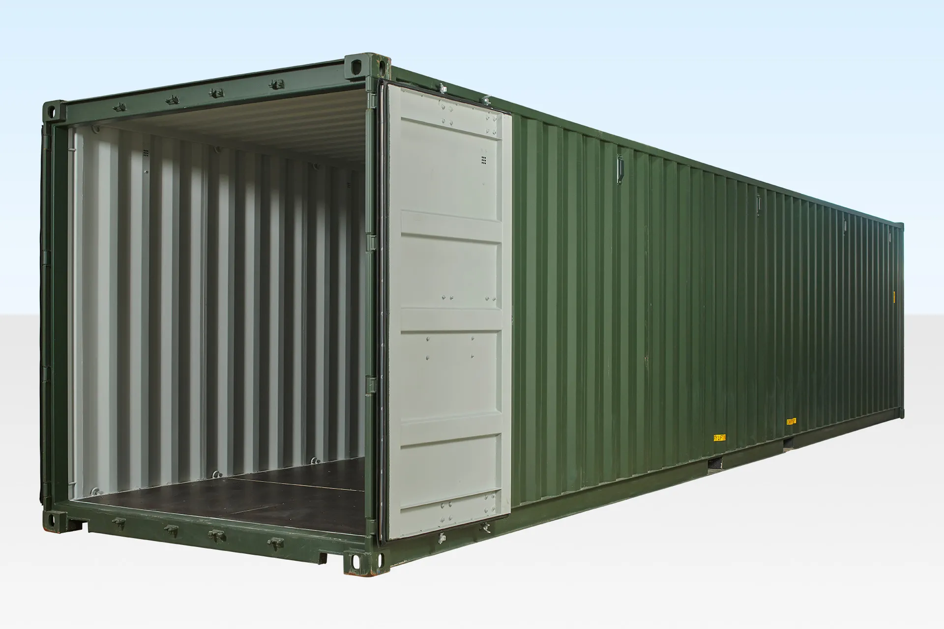 40FT Shipping Container Green - Image 3