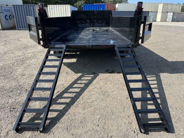 2024 Griffin Trailers 7x16 14K Telescopic Dump Trailer w/Ramps & Spare Tire Mount - Image 9
