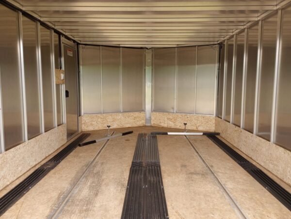 2022 Sno Pro Trailers 101x12 Aluminum Hybrid 2.0 w/Tapered Ramp, Mats & Guides - Image 11