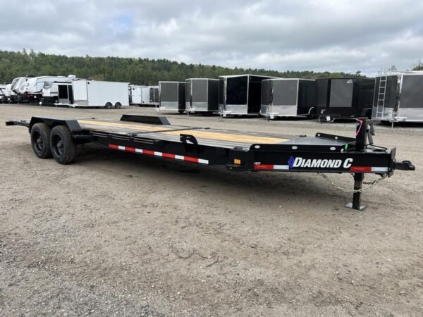 2024 Diamond C 7X24 20K Tilt Deck Equipment Trailer w/Spare Mount - Image 3