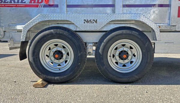 2024 N&N Trailers 7x14 14K Galvanized Hydraulic Dump w/Ramps, 2-Way Spreader Gate, Tarp Kit - Image 28