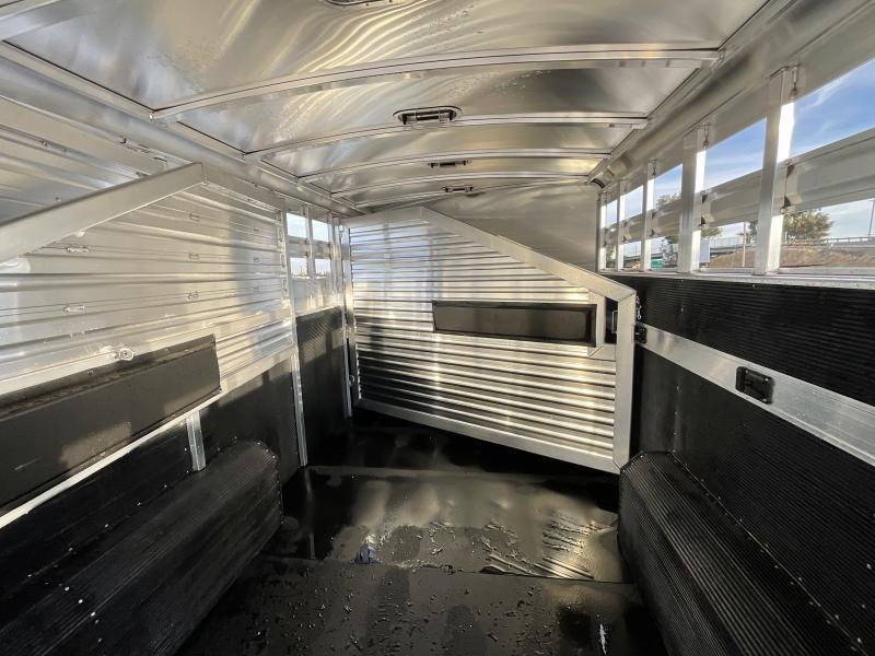 NEW 2024 Elite Trailers 5 Horse Stock Combo BP Horse Trailer - Image 14